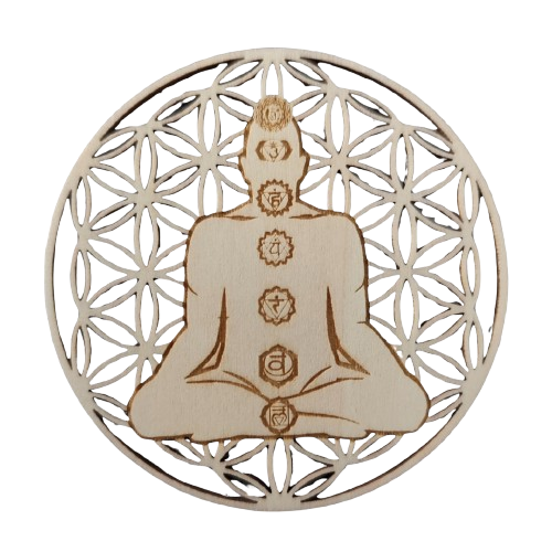 Plaque Méditation Bois