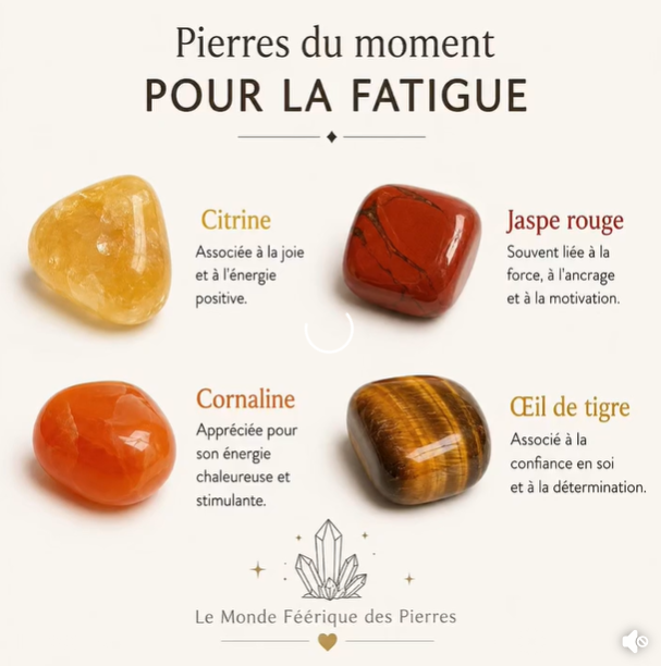 Pierres pour la fatigue