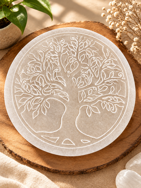 Plaque  Arbre de Vie Sélénite