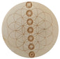 Fleur de vie en bois 7 Chakra