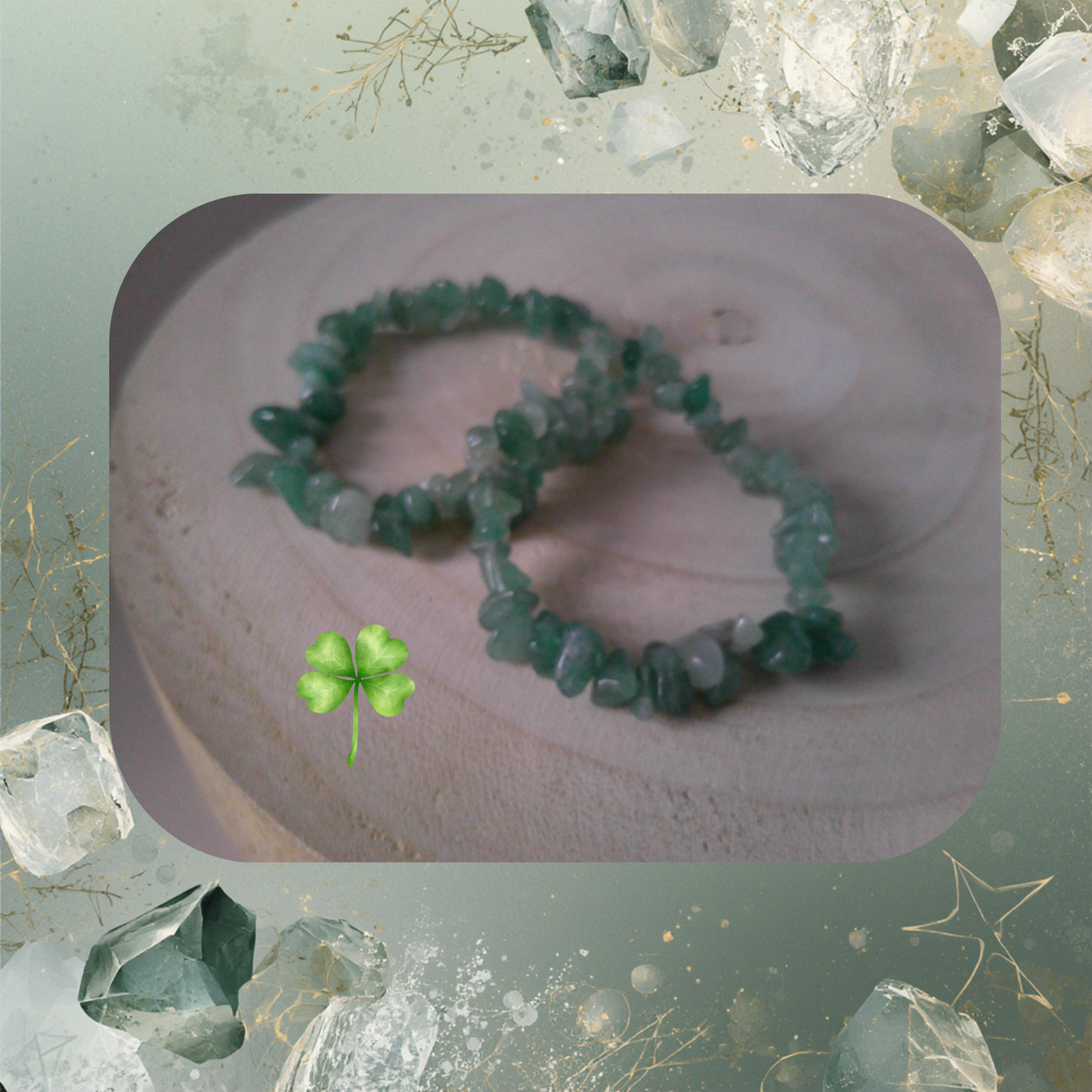 Bracelet Baroque Aventurine Verte