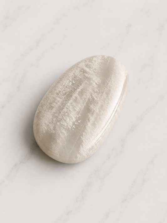 Pierre plate Pierre de Lune beige