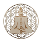 Plaque Méditation Bois