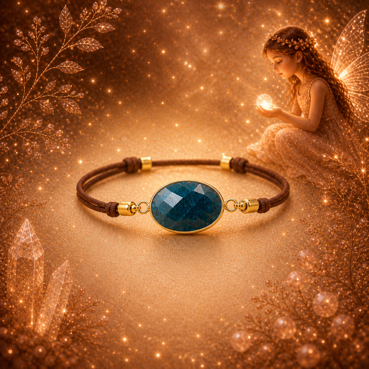 Bracelet Apatite Bleue