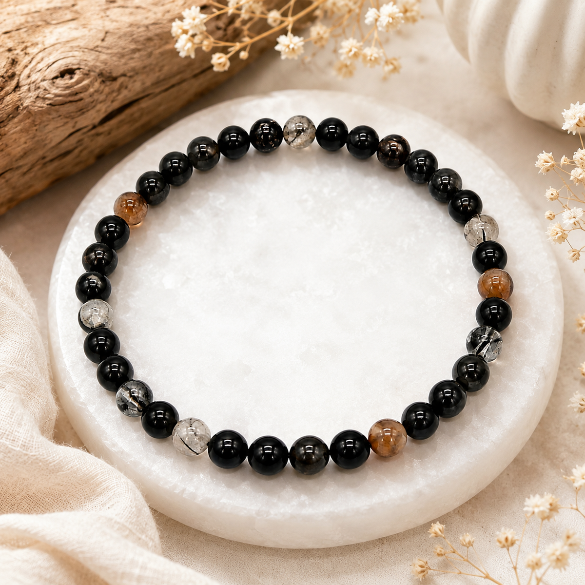 Quartz Tourmaline noire